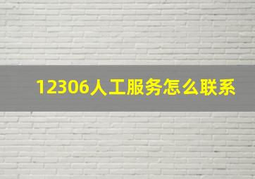 12306人工服务怎么联系