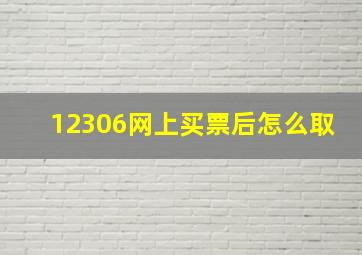 12306网上买票后怎么取