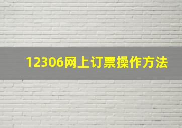 12306网上订票操作方法