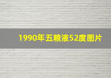 1990年五粮液52度图片