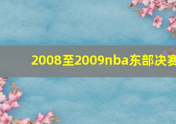 2008至2009nba东部决赛