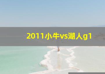 2011小牛vs湖人g1