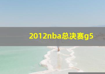 2012nba总决赛g5