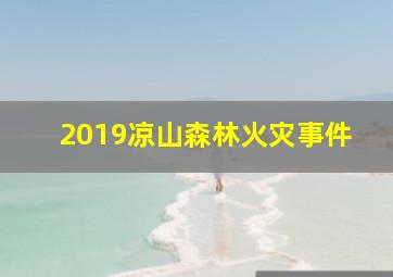 2019凉山森林火灾事件