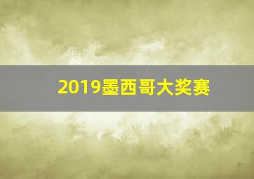 2019墨西哥大奖赛