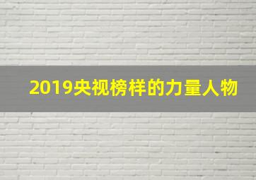 2019央视榜样的力量人物