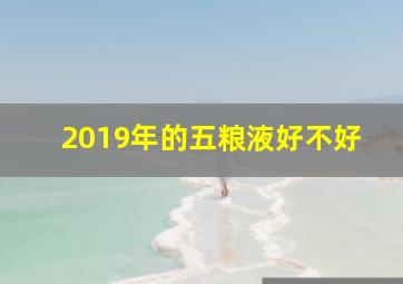 2019年的五粮液好不好