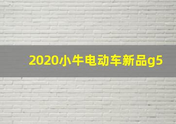 2020小牛电动车新品g5