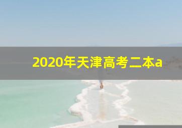 2020年天津高考二本a