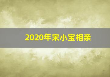 2020年宋小宝相亲