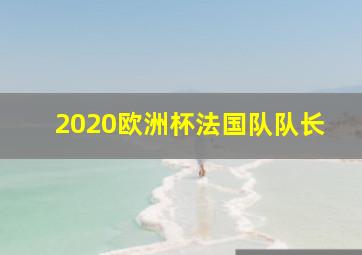 2020欧洲杯法国队队长