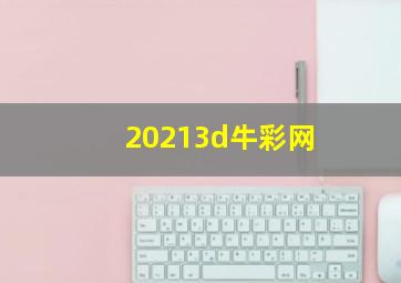 20213d牛彩网