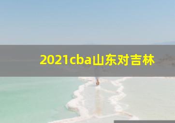 2021cba山东对吉林