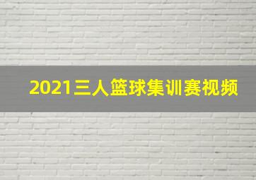 2021三人篮球集训赛视频