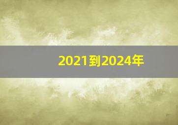 2021到2024年