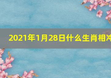 2021年1月28日什么生肖相冲