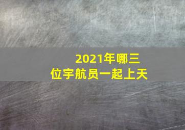 2021年哪三位宇航员一起上天