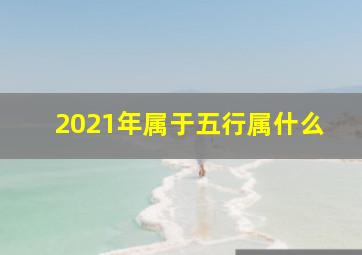 2021年属于五行属什么