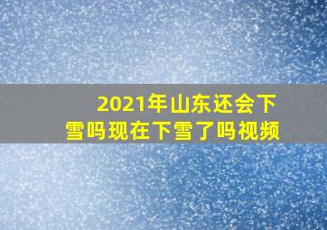 2021年山东还会下雪吗现在下雪了吗视频