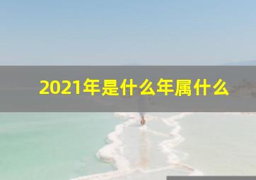 2021年是什么年属什么