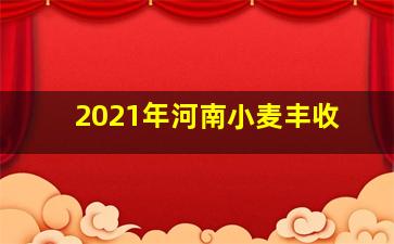 2021年河南小麦丰收