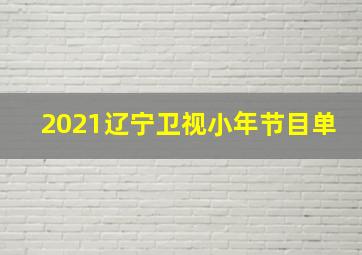 2021辽宁卫视小年节目单