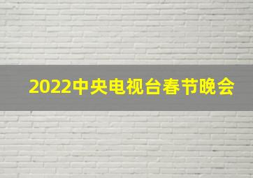 2022中央电视台春节晚会