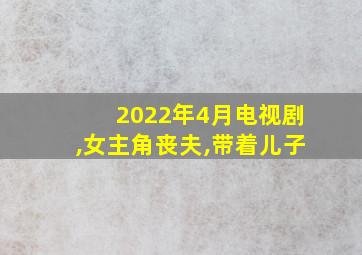 2022年4月电视剧,女主角丧夫,带着儿子