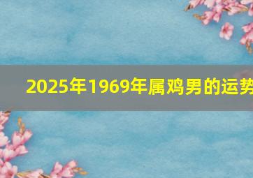 2025年1969年属鸡男的运势