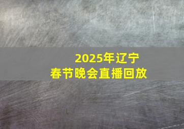 2025年辽宁春节晚会直播回放