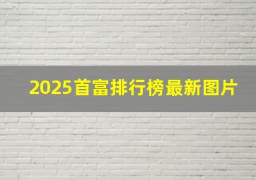 2025首富排行榜最新图片