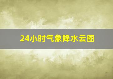 24小时气象降水云图