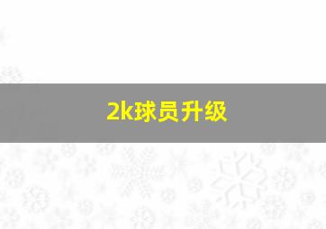 2k球员升级