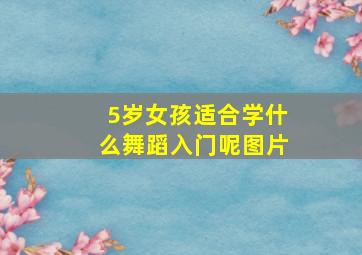 5岁女孩适合学什么舞蹈入门呢图片