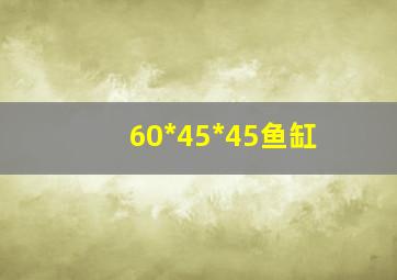 60*45*45鱼缸