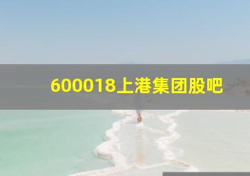 600018上港集团股吧