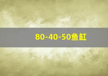 80-40-50鱼缸