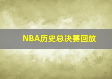 NBA历史总决赛回放