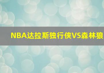 NBA达拉斯独行侠VS森林狼