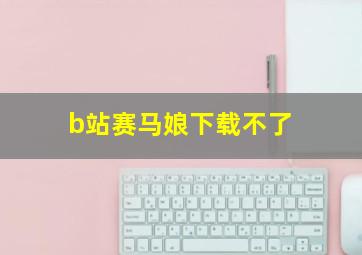 b站赛马娘下载不了