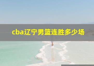 cba辽宁男篮连胜多少场