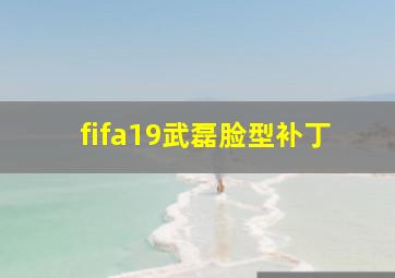 fifa19武磊脸型补丁