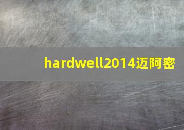 hardwell2014迈阿密