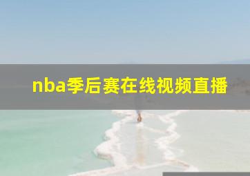 nba季后赛在线视频直播