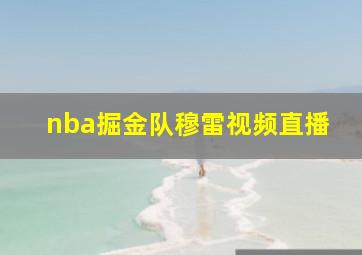 nba掘金队穆雷视频直播