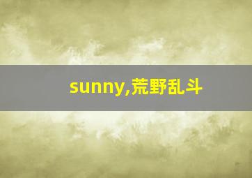 sunny,荒野乱斗