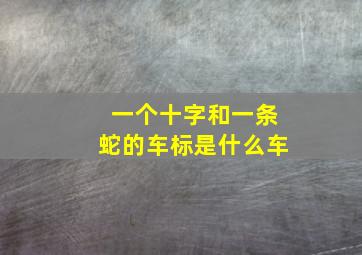 一个十字和一条蛇的车标是什么车