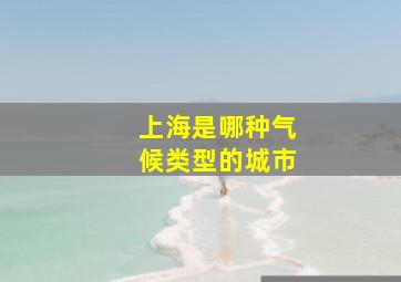 上海是哪种气候类型的城市