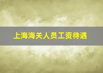 上海海关人员工资待遇