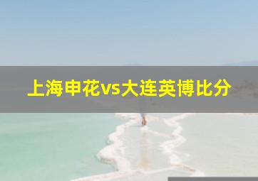 上海申花vs大连英博比分